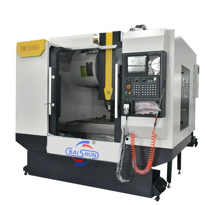 3 محور مركز التصنيع الرأسي Vmc Cnc المعادن النحاسية
