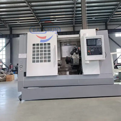 قطع المعادن عجلة سبيكة تلقائية سرير منحني آلة التسلسل CNC TCK550