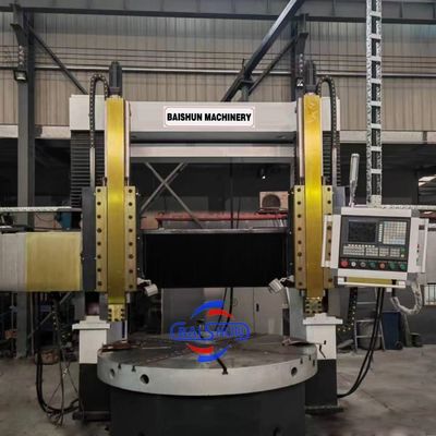 مخرطة رأسية CNC مزدوجة العمود دوران 4000 مم لقطعة الشغل