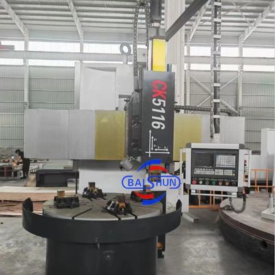 آلة طحن معدنية أوتوماتيكية CK5116 CNC واحد العمود الرأسي الدوارة تورنو