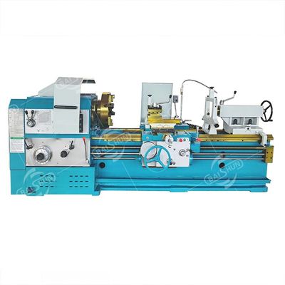 قطع معدنية قوية مخرطة معدنية ثقيلة Cw6163/Cw6263 عرض 550 مللي متر مخرطة يدوية سوينغ فوق السرير قطر 1000 مللي متر