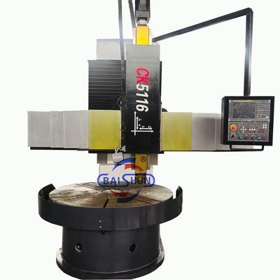 محرك التشغيل الرأسي قادر على 5T الجهد الثقيل CNC CK5116 محرك التشغيل المعدني