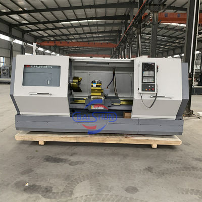 معتمدة من قبل CE الآلية الثقيلة ذات الدقة الأفقية CNC السرير المسطح آلة التدوير