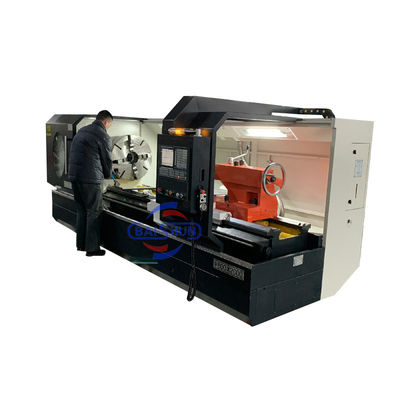 القطع الثقيل السرير المسطح الدوارة الأفقية المعدنية Cnc الدوارة