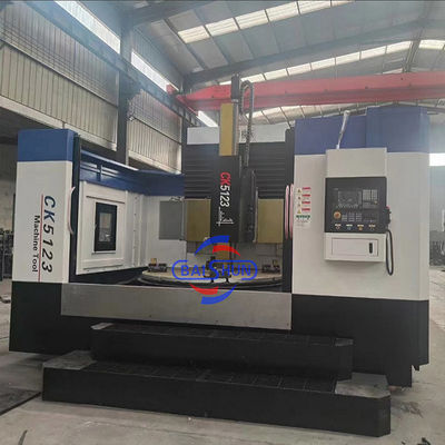 CK5123 آلة التشغيل الرأسي CNC VTL عمود واحد Cnc عمودي التحول برج