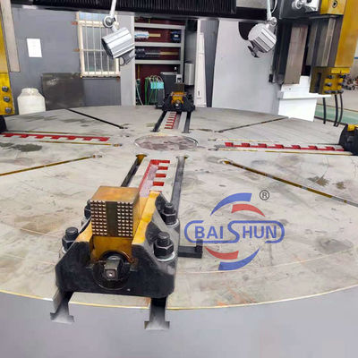 أداة خمسة أبعاد منصة Cnc عمودية الدوران الدوائر لقطع المعادن ديكس الدوران قطر 3500mm مع Ce