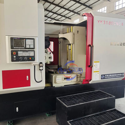 YK3150G عالية السرعة قطع المعدن 8 مودول CNC آلة حفر العجلات