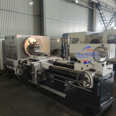 عالية الدقة مزدوجة تشاك لونغ بيب QK1319 حفرة كبيرة CNC أنابيب الخيوط آلة الدوائر
