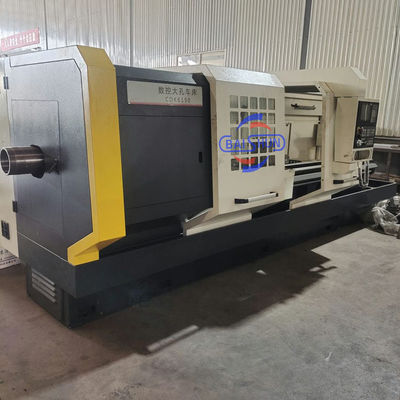 حفرة عمودية كبيرة 530mm قطر CNC أنبوب الخيوط آلة التسلسل