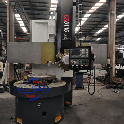 السوق الروسية CK5116 محرك التدوير الكاروسيل واحد العمود VTL آلة تحويل المعادن CNC