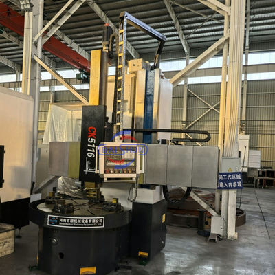 آلة خراطة CNC رأسية ذات محورين عالية الدقة VTL شديدة التحمل CK5116A من مورد الشركة المصنعة