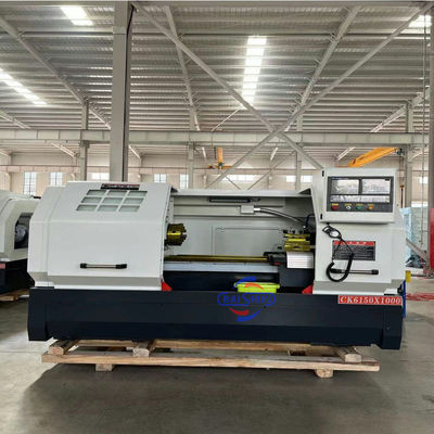 آلة مخرطة CNC CK6150 سرير مسطح 500 مم أرجوحة 1500 مم قطعة عمل