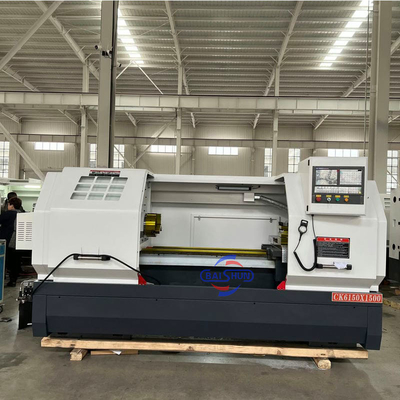 عالية الدقة السرير المسطح CK6150 محرك التشغيل الدوارة CNC محرك التشغيل الأفقي